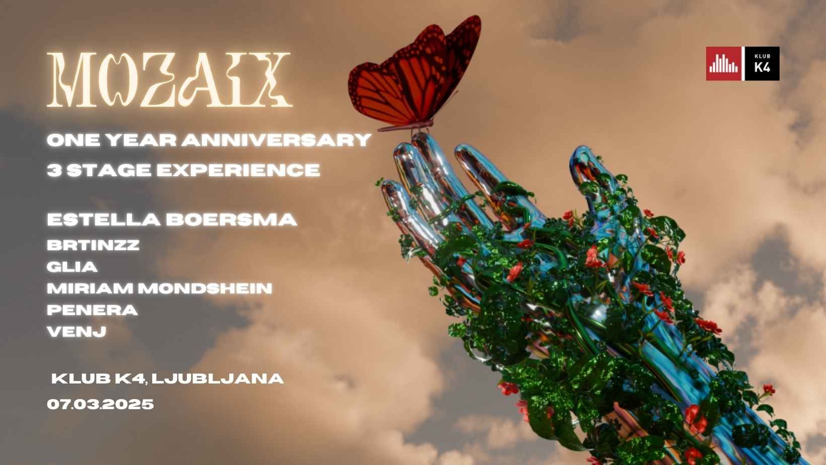 Mozaix 1 year anniversary w/ Estella Boersma