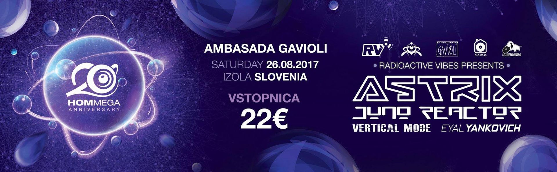 Radioactive Vibes pres. HOMmega 20th Anniversary