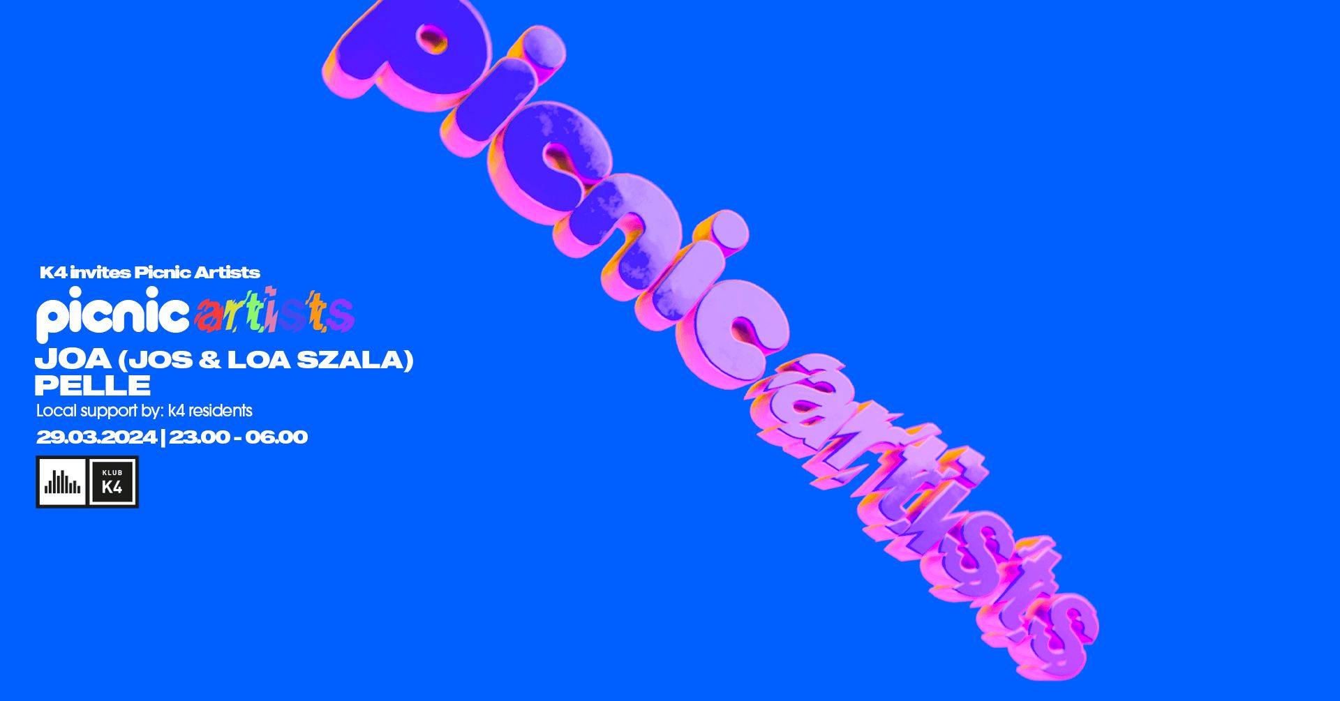 K4 invites Picnic artists: JOA & Pelle