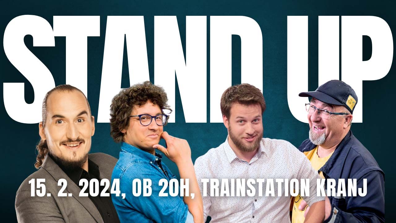 Stand up: Valič, Škrlep, Bohinc in Peška