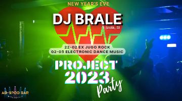 New year's eve Project 2023 party with DJ Brale