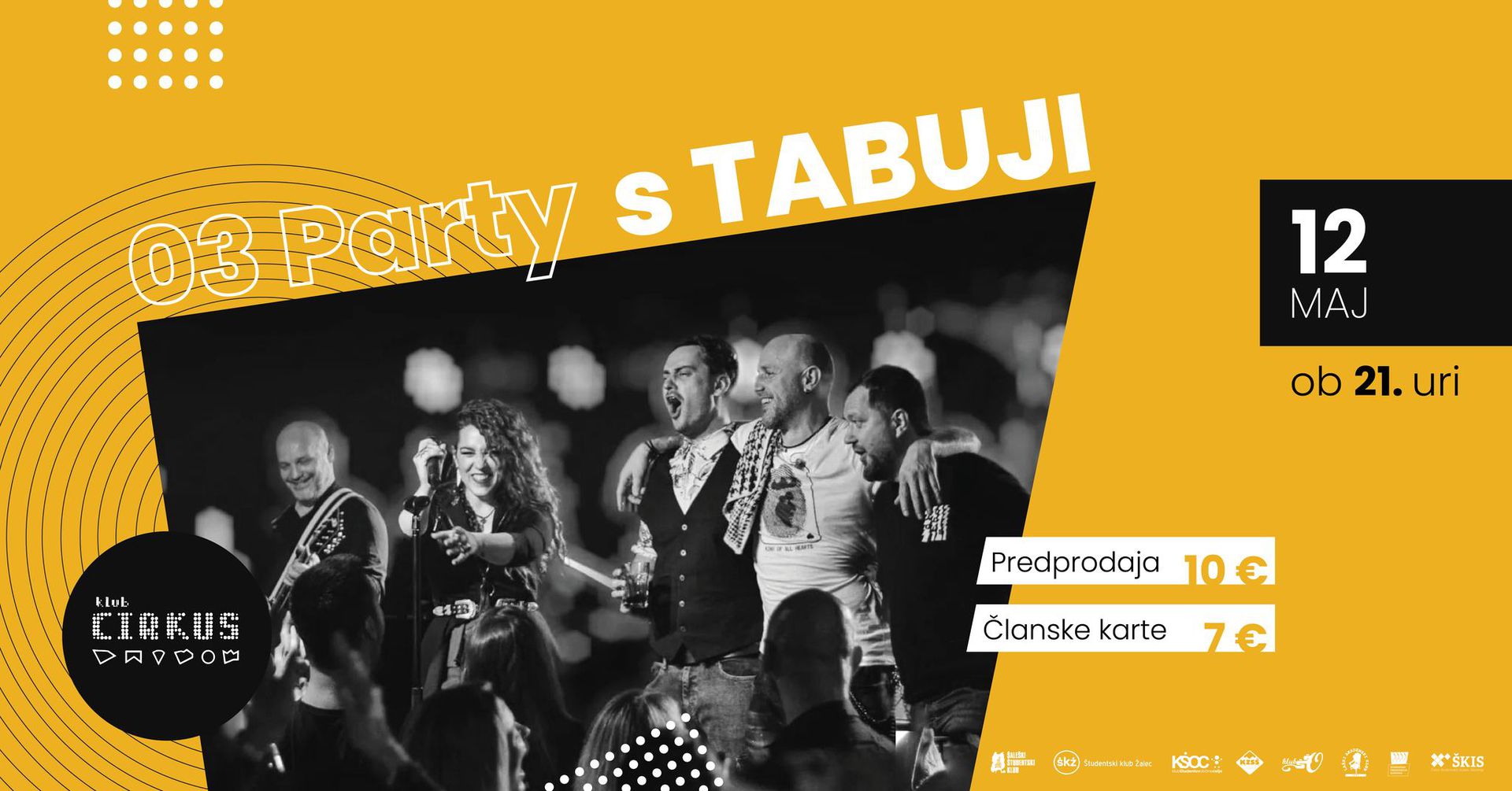 TABU 12.05 klub Cirkus