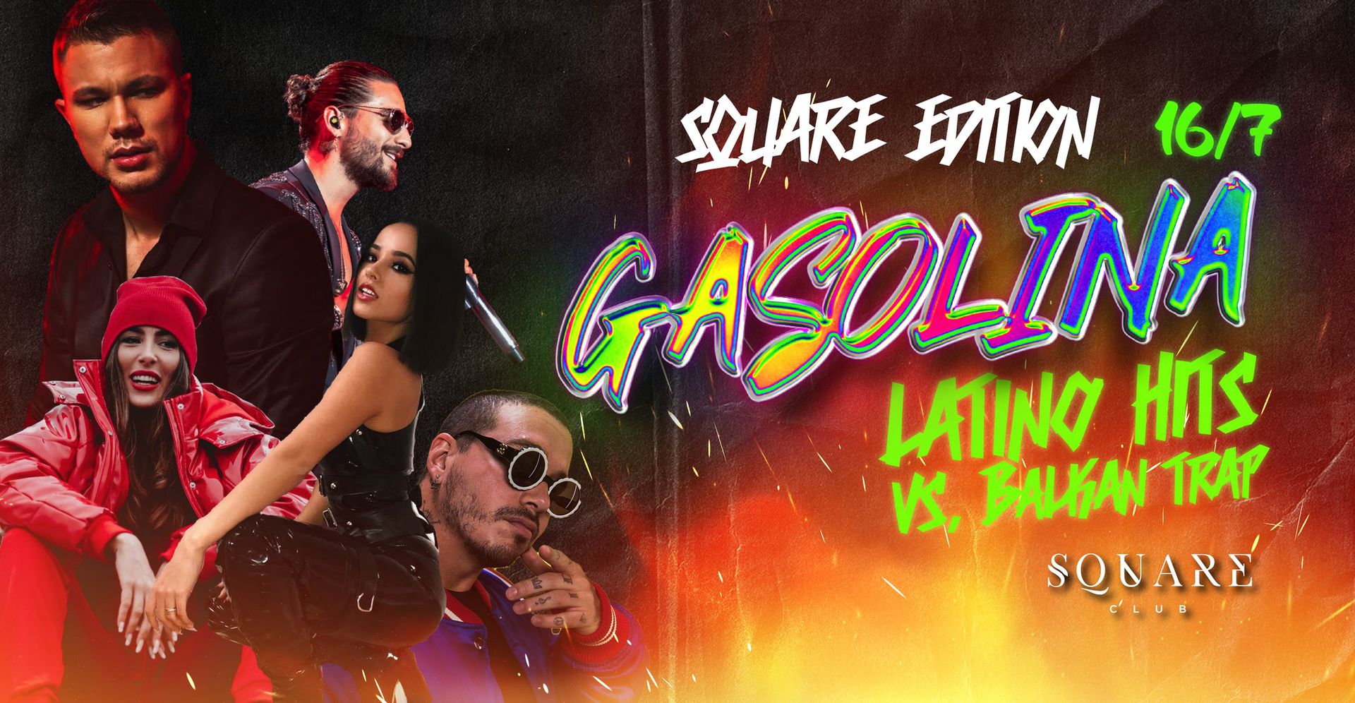 GASOLINA / LATINO and Balkan HITS / Square EDITION