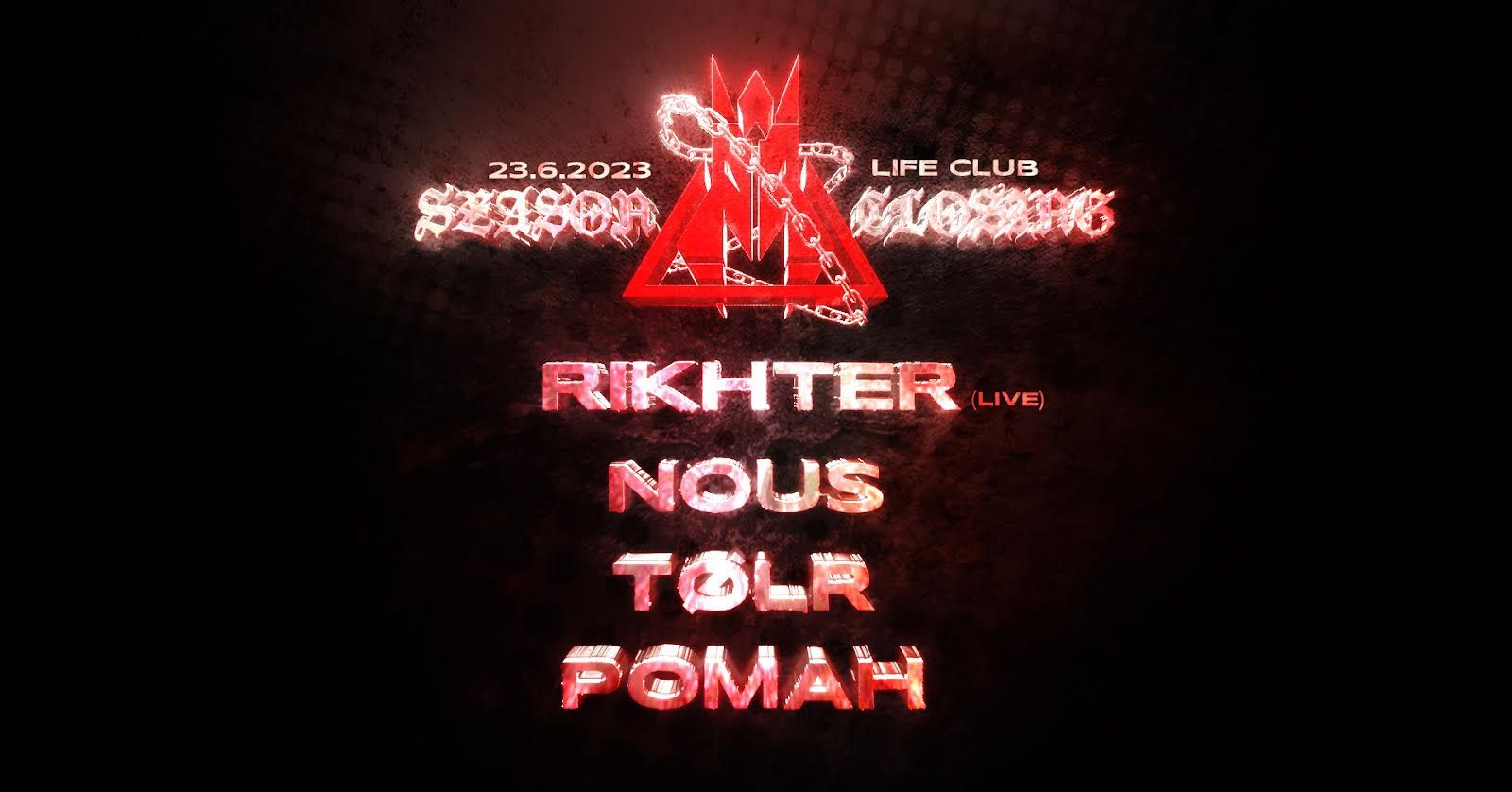 Anubis season closing 2023/W Rikhter, Nous, Tølr, Pomah