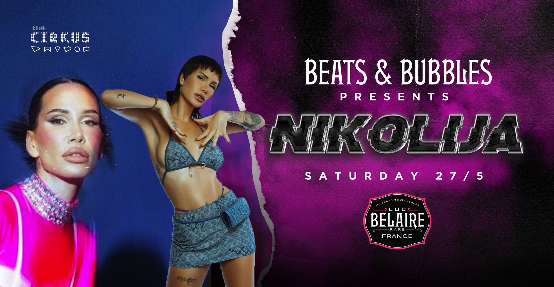 Trapstars 27.05 / NIKOLIJA Luc Belaire Edition