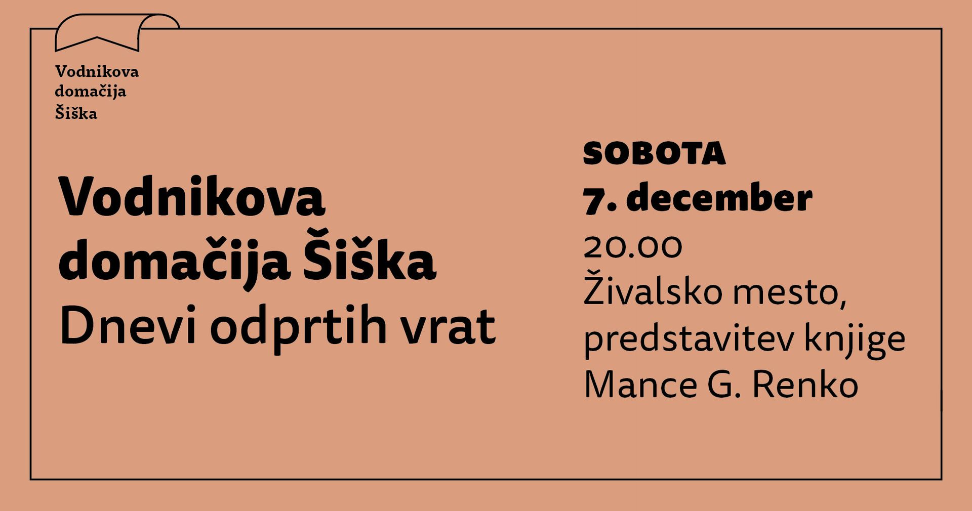 Živalsko mesto, predstavitev knjige Mance G. Renko