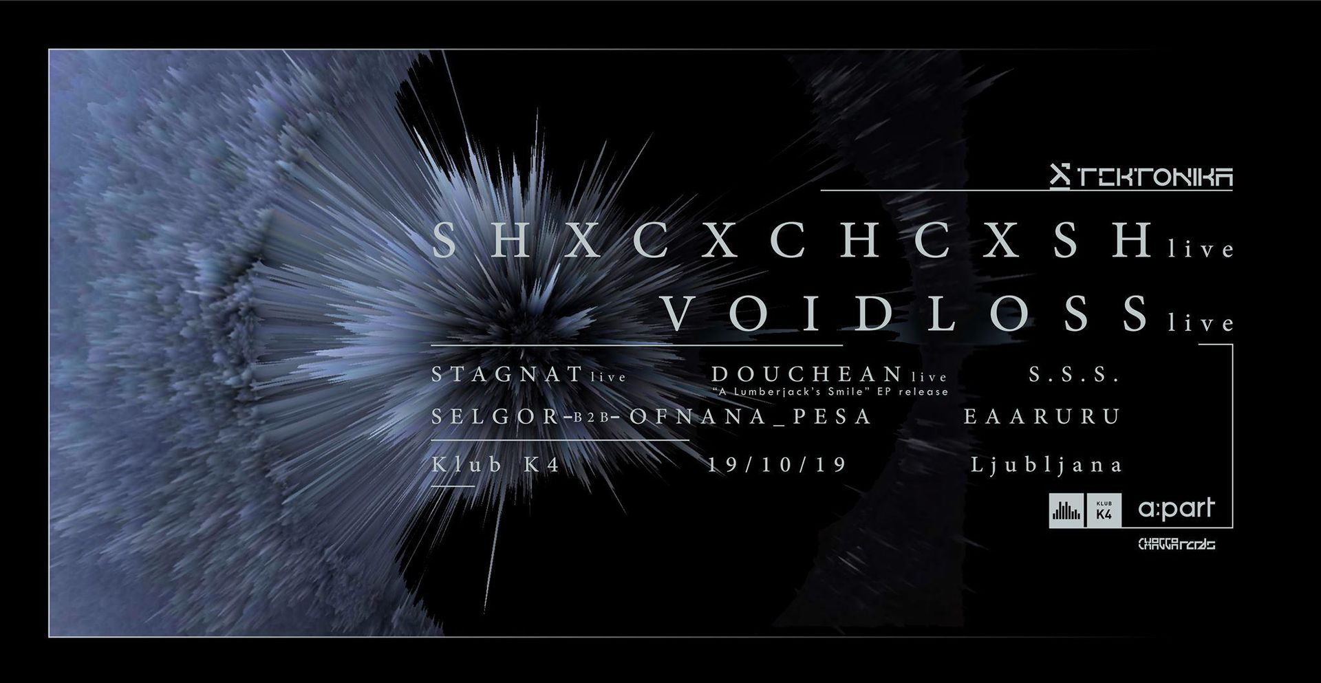 Tektonika w/ Shxcxchcxsh Live! & Voidloss Live!