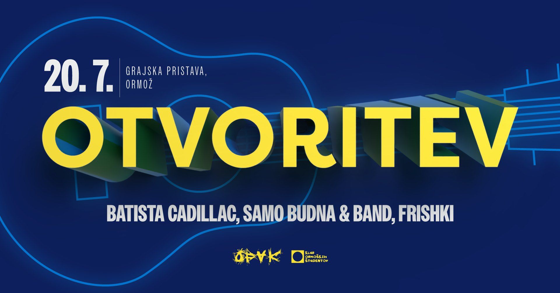 OTVORITEV: Batista Cadillac, Samo Budna & Band, Frishki // OFAK 2024