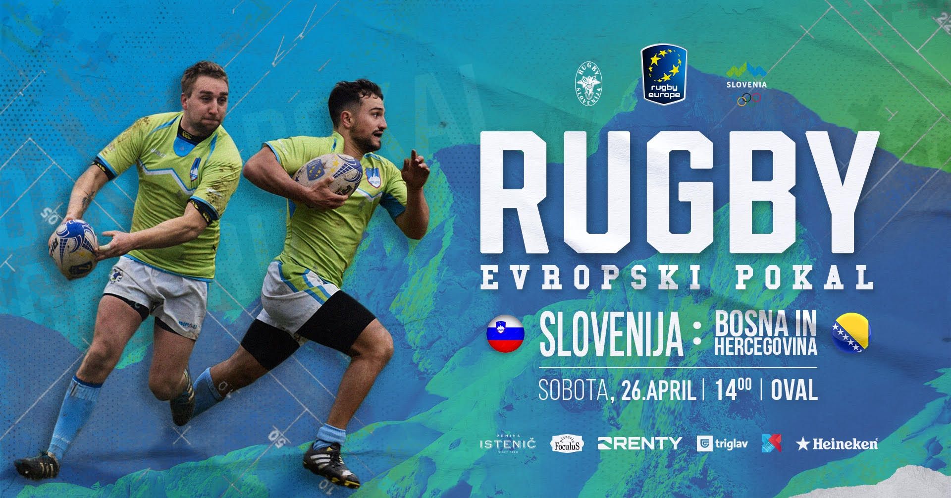 RUGBY / SLOVENIJA: Bosna in Hercegovina