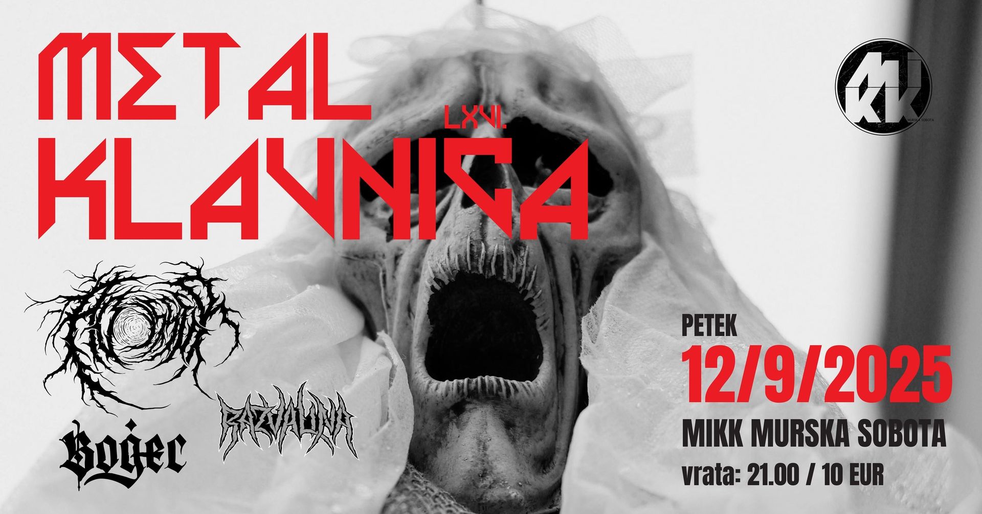 Metal klavnica LXVI. : Abysser + Bogec + Razvalina