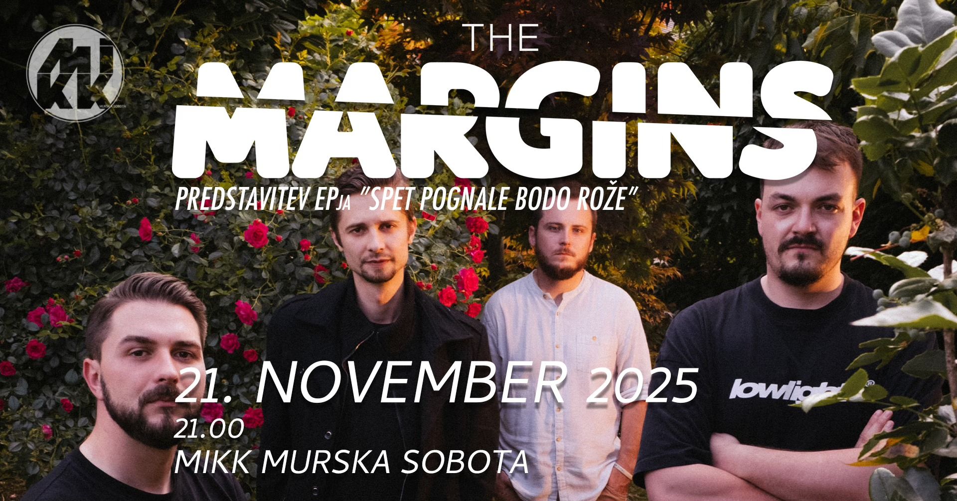 The Margins - predstavitev EP-ja "Spet pognale bodo rože"