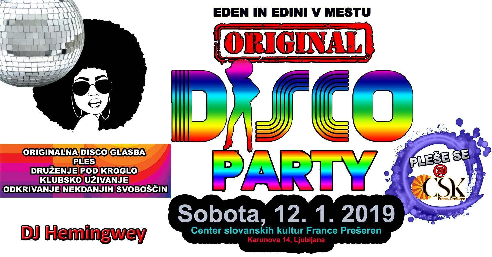 Original disco party