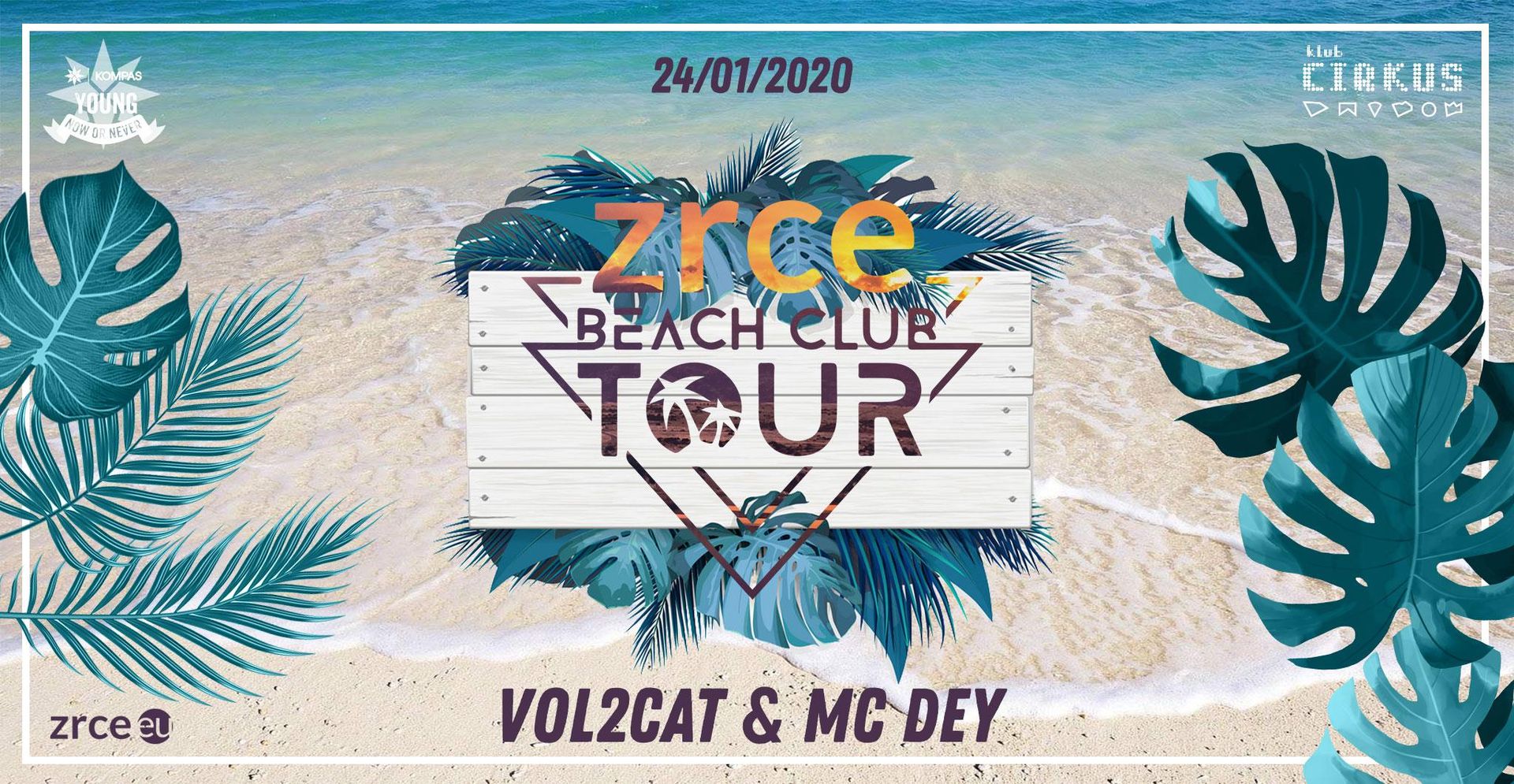 Zrće Beach Club Tour ft. Vol2cat (Armada) & MC Dey