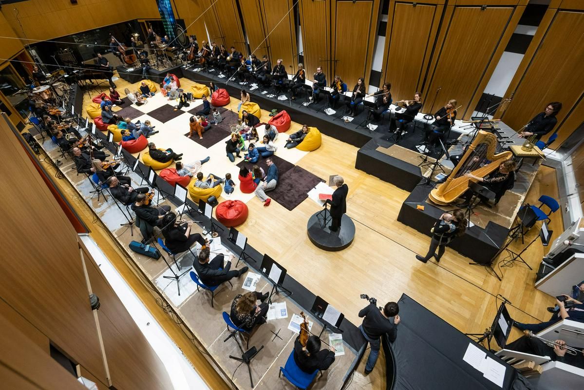 Drugi simfonični koncert za dojenčke in malčke | skladatelja Matej Bonin, Svetlana Maraš in Simfoniki RTV Slovenija