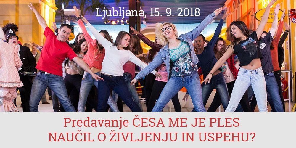 Predavanje ČESA ME JE PLES NAUČIL O ŽIVLJENJU IN USPEHU?
