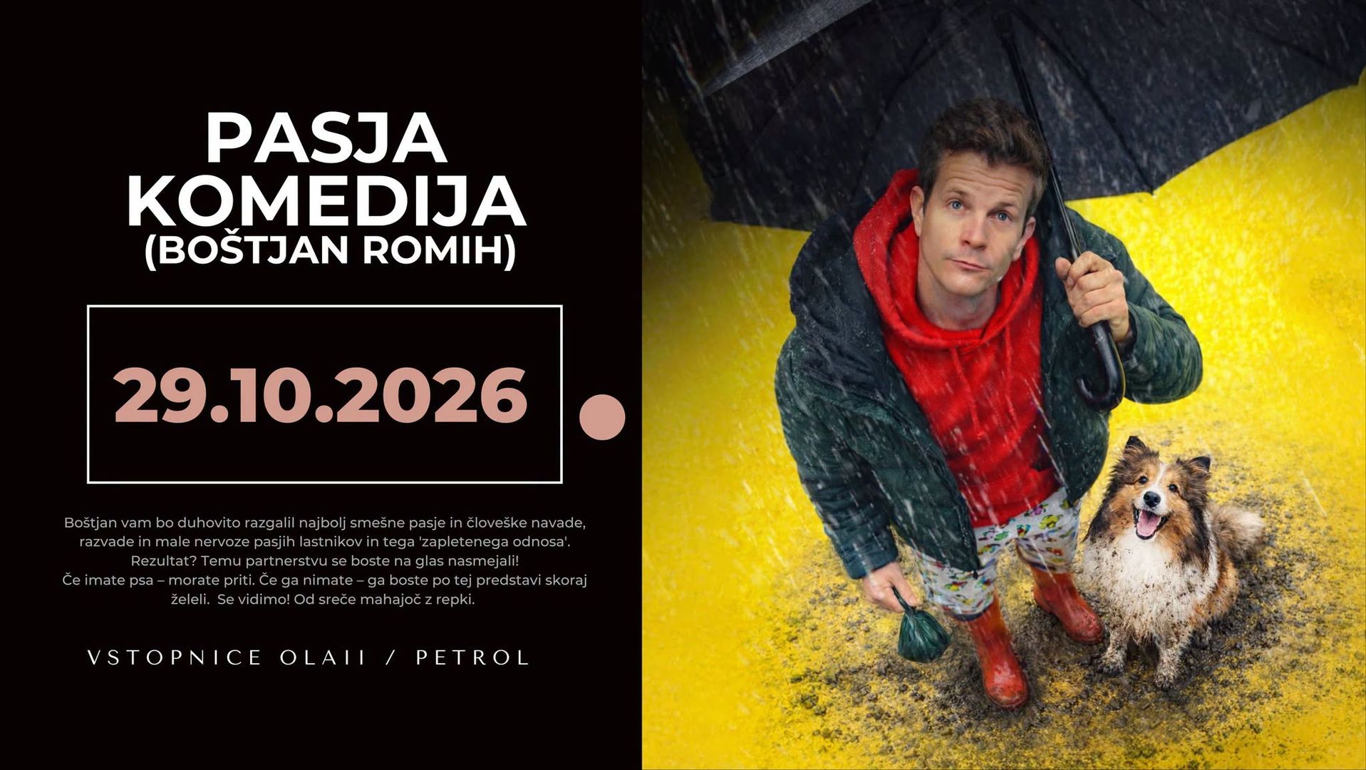 PASJA KOMEDIJA (Boštjan Romih) v Stražišču