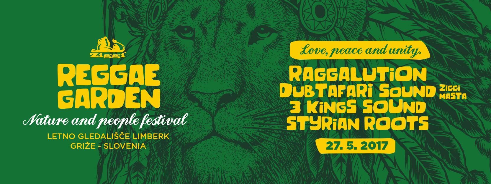 Ziggi Reggae Garden - Raggalution, Dubtafari, 3 Kings, Styrian Roots