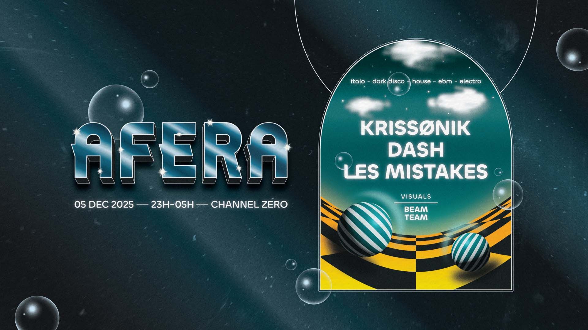 AFERA • Krissønik, Dash, Les Mistakes