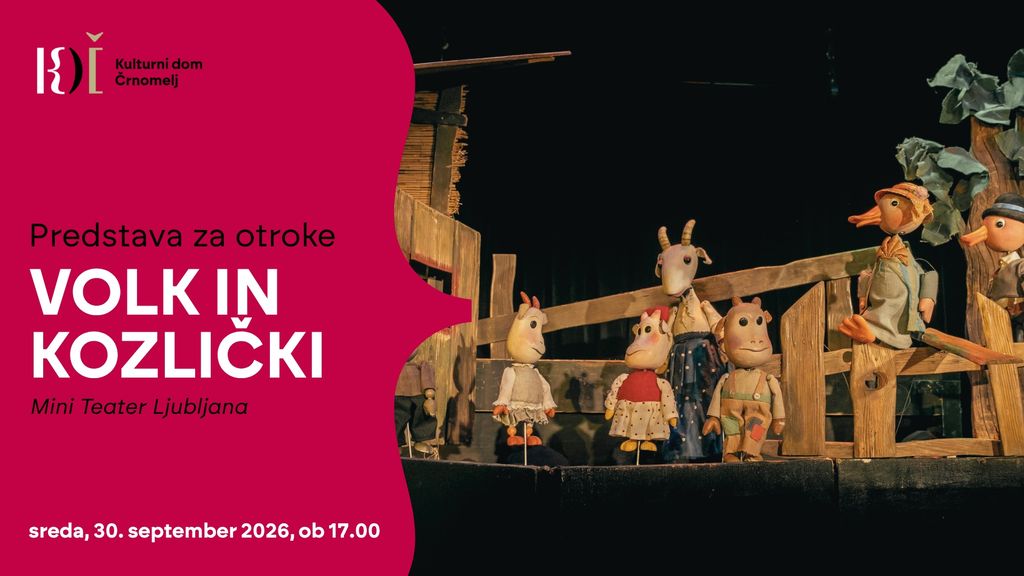 Lutkovna predstava Volk in kozlički