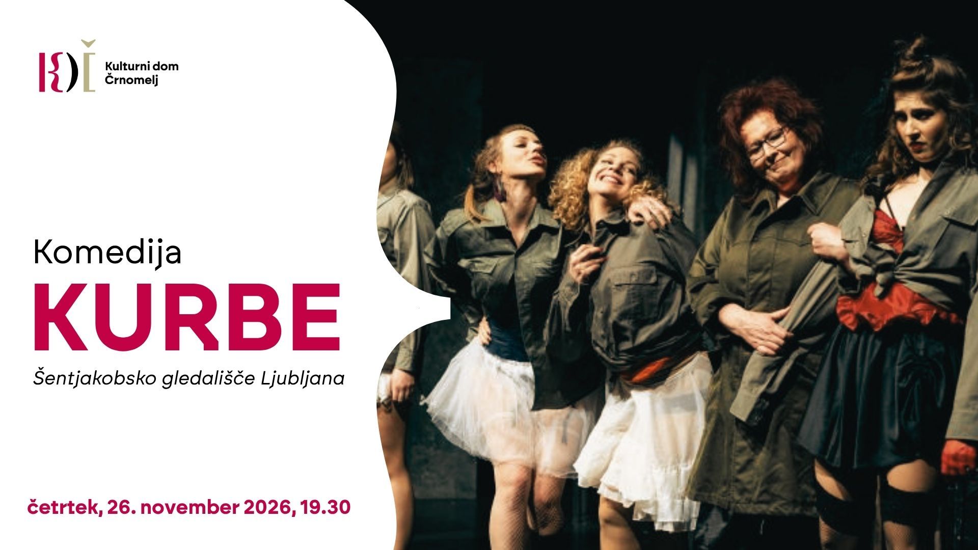 Gledališka predstava Kurbe, Šentjakobsko gledališče Ljubljana