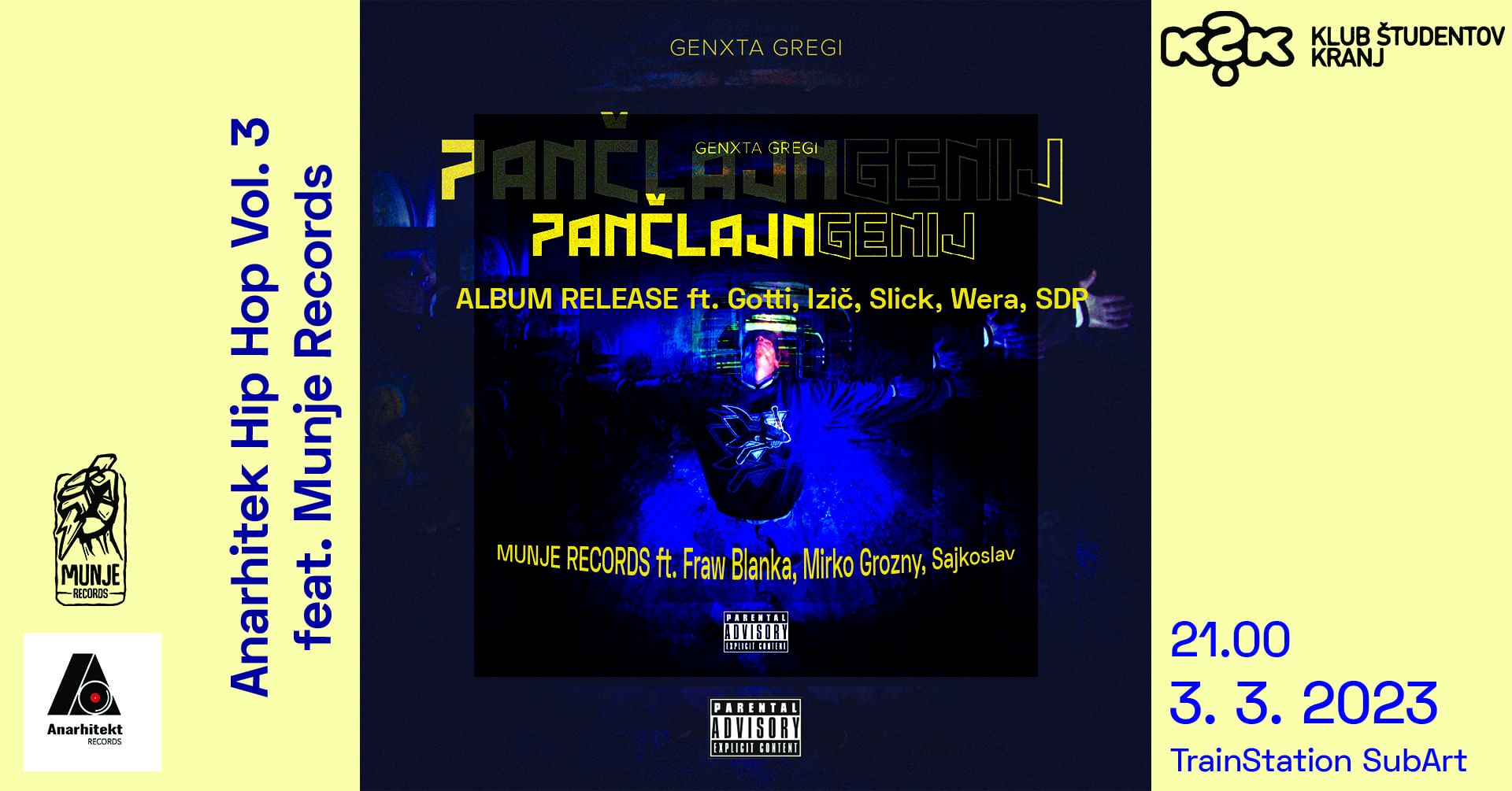 Anarhitekt Hip Hop Vol. 3 feat. Munje records