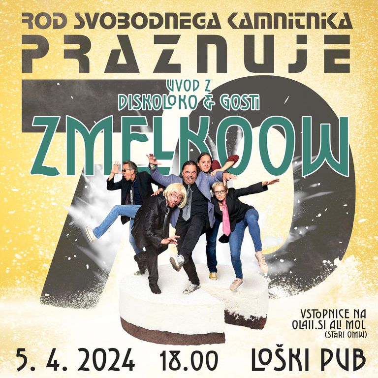 Koncert ZMELKOOW in gosti ob 70.-letnici Škofjeloških tabornikov