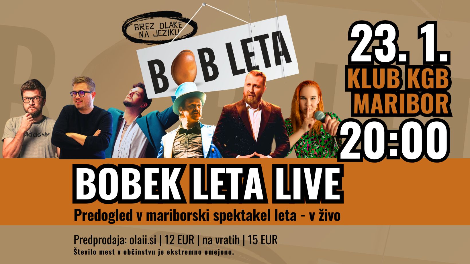 KGB: Bobek leta live 23.1.