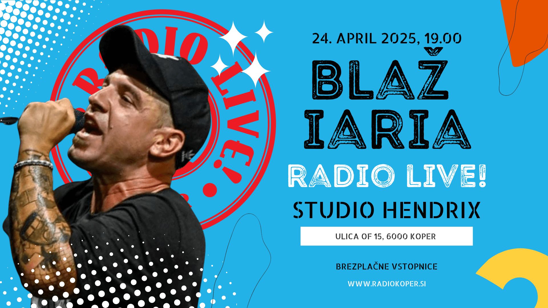 Blaž Iaria@radioLive!