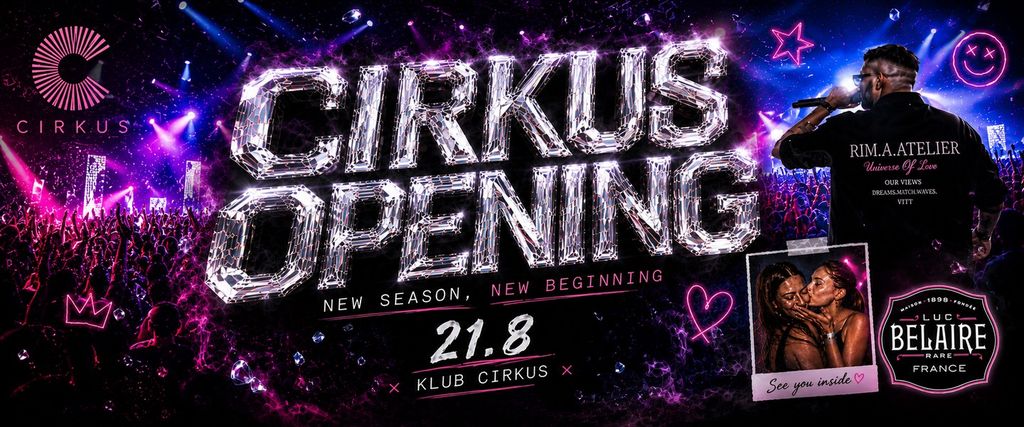 CIRKUS OPENING 21/8