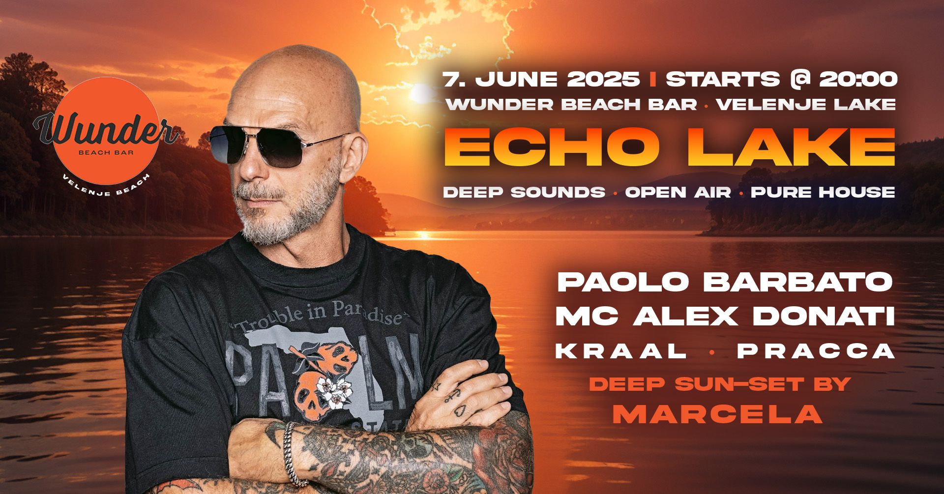 ECHO LAKE with Paolo Barbato @ Wunder Beach Bar