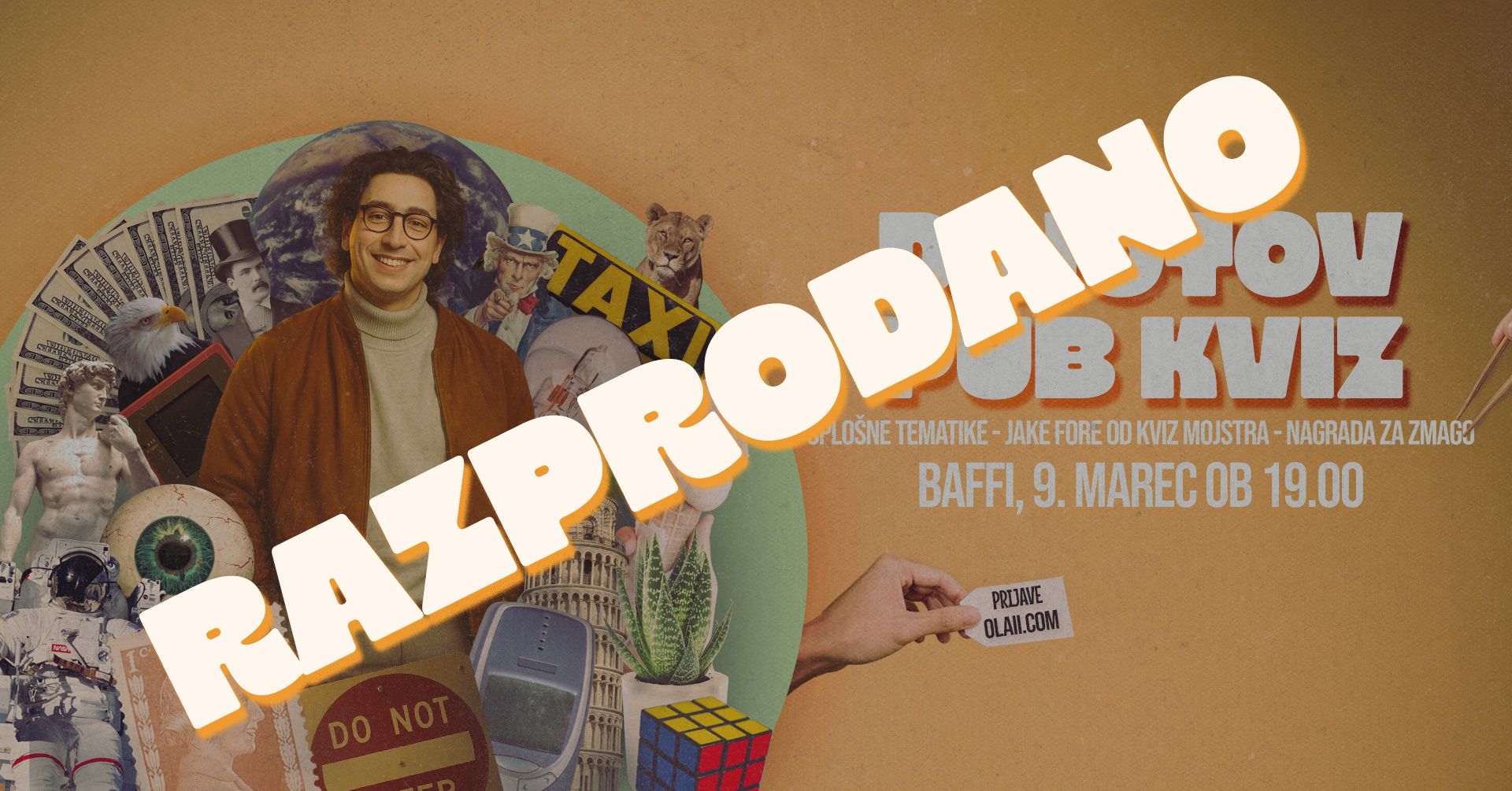 Dinotov pub kviz pri Baffiju (9. marec) //RAZPRODANO