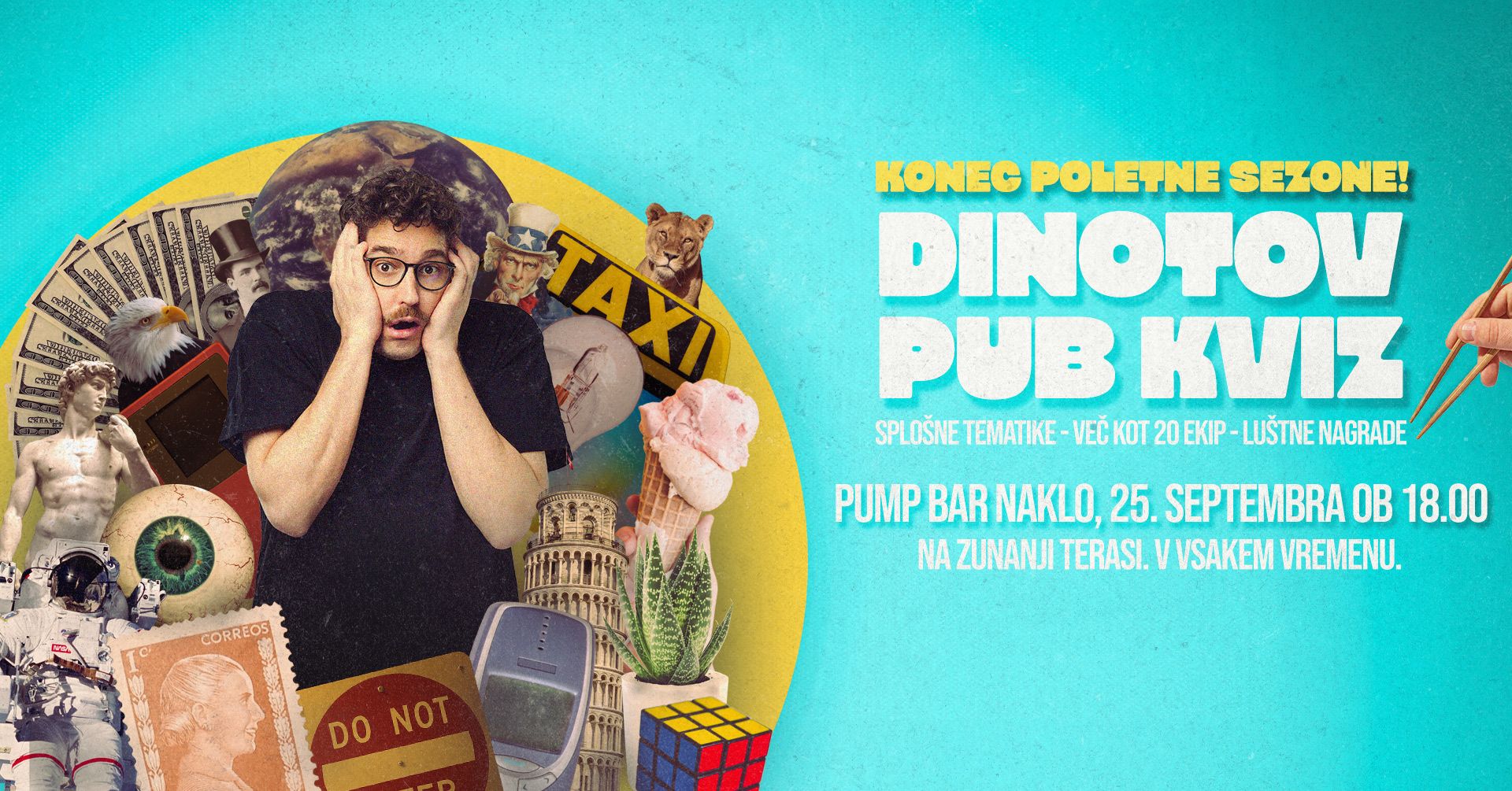 Dinotov veliki pub kviz - Pump bar Naklo (25. september)