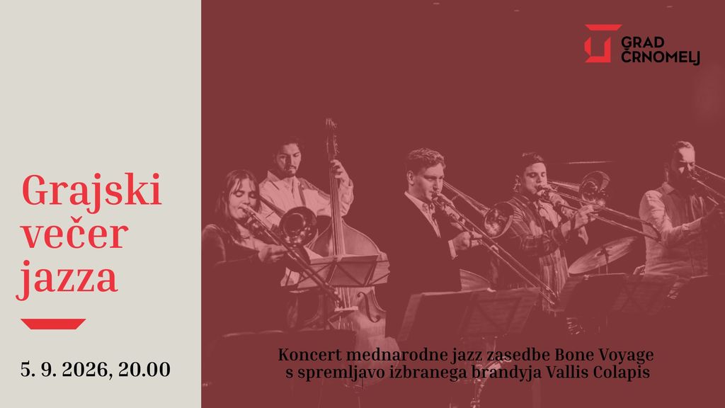 Grajski večer jazza: Koncert zasedbe Bone Voyage