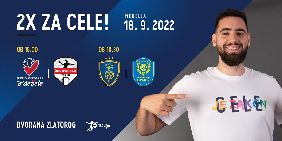 2x za CELE: Ženska in moška rokometna tekma