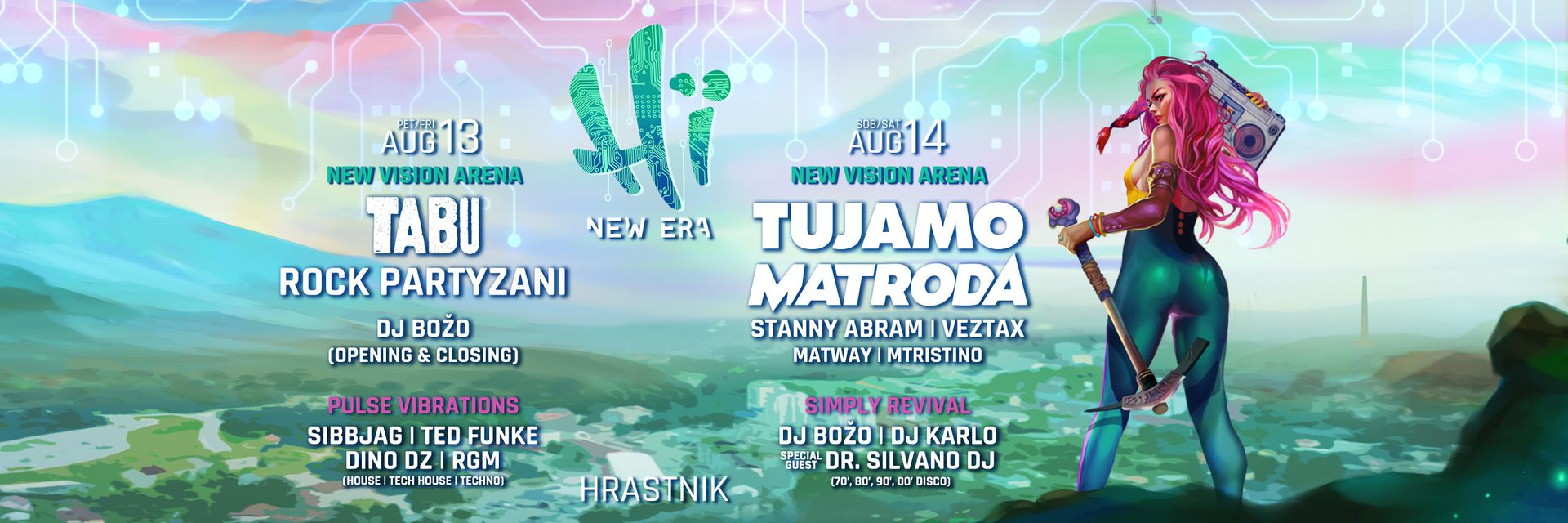 Hï Festival 2021: New Era / TUJAMO, MATRODA, TABU / 13. - 14. AUG