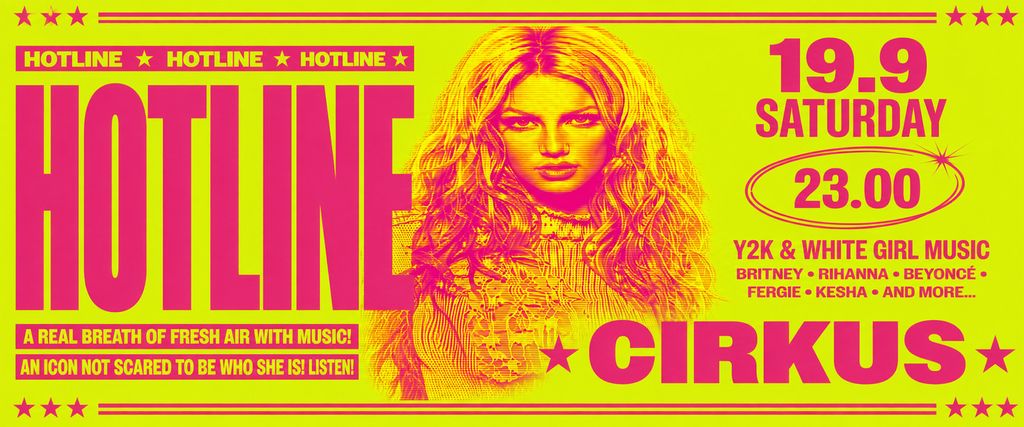 🎉☎️HOTLINE☎️🎉 19.9 @Cirkus