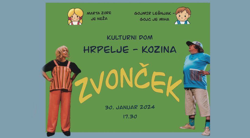Predstava Zvonček - Hrpelje - Kozina - ODPOVEDANO