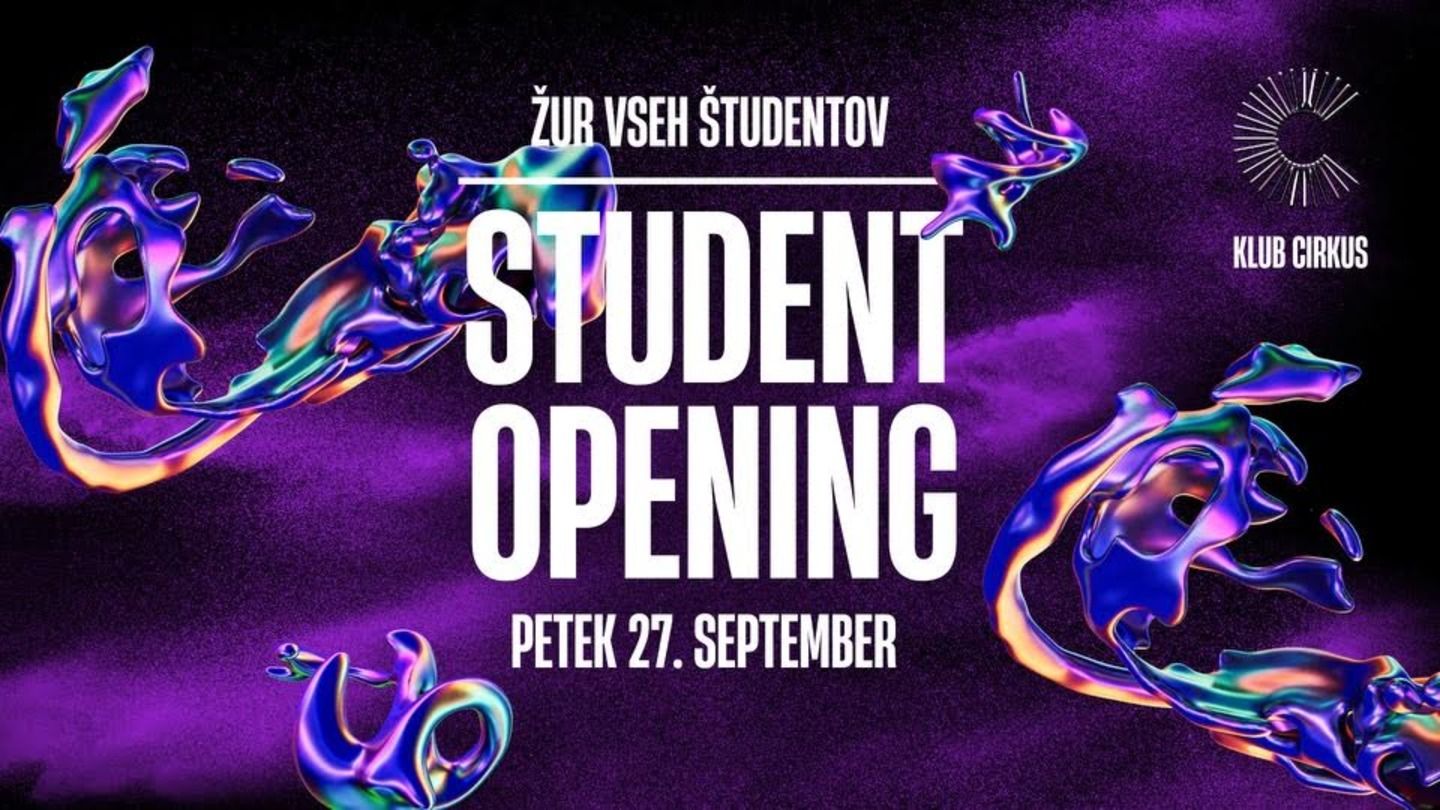 CIRKUS STUDENT OPENING 27.9.