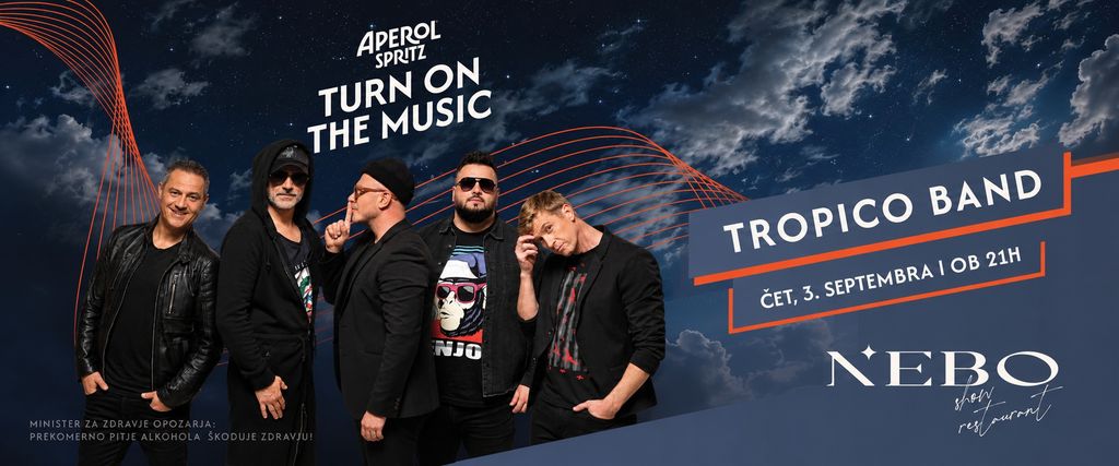 TROPICO BAND gre v Nebo! / 3.9