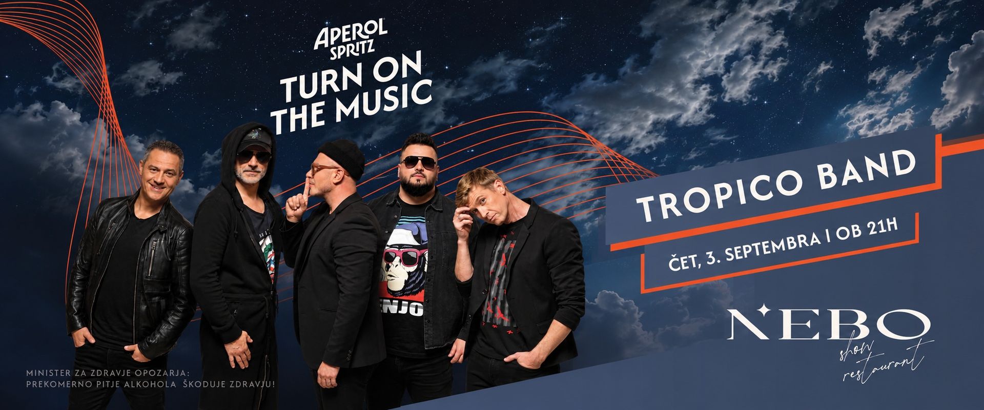 TROPICO BAND gre v Nebo! / 3.9