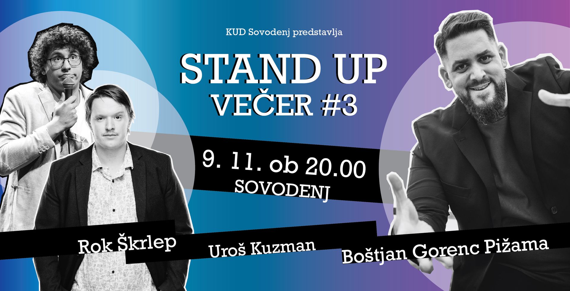 Stand Up Večer na Sovodnju #3