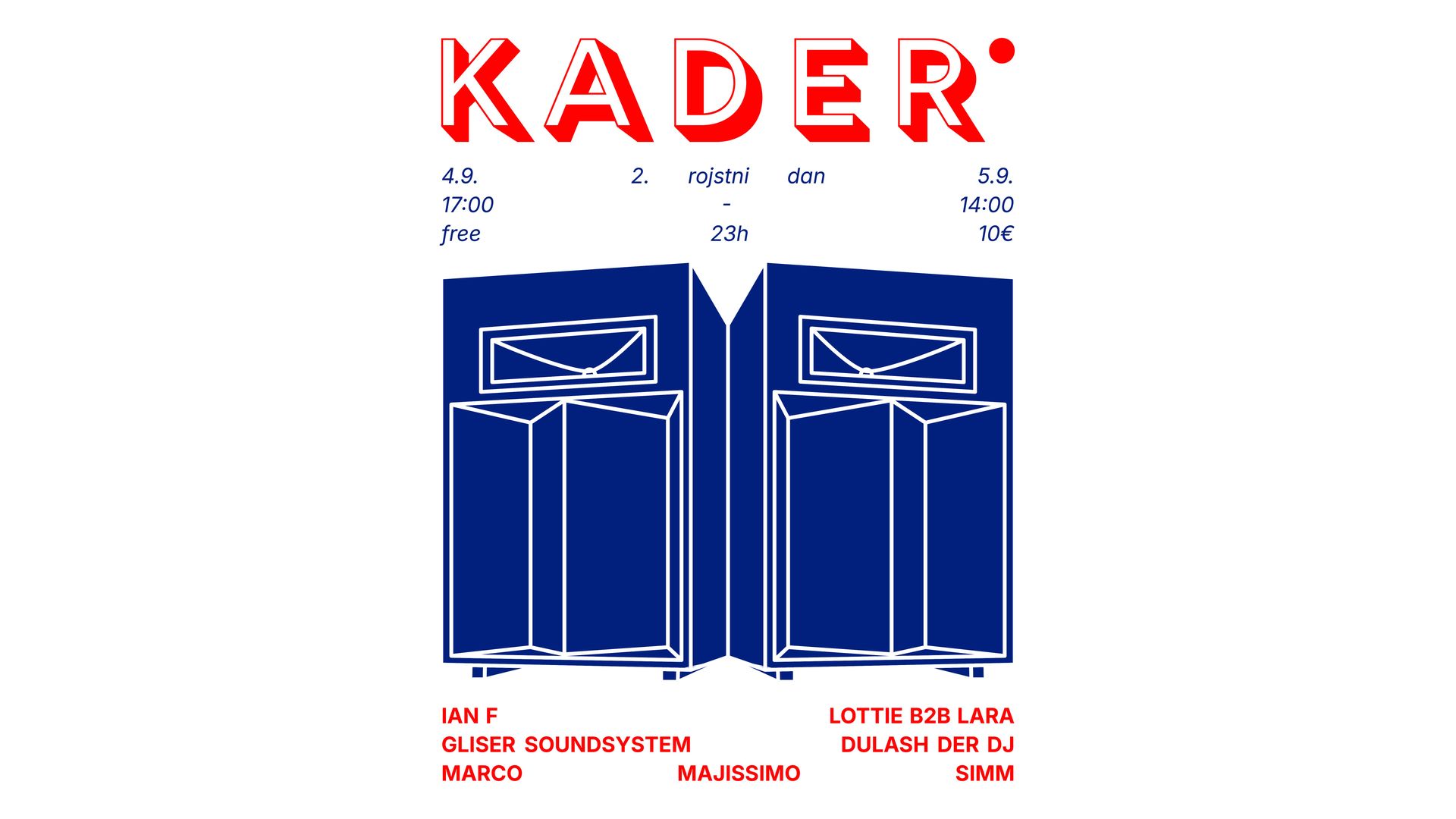 KADER 2. ROJSTNI DAN
