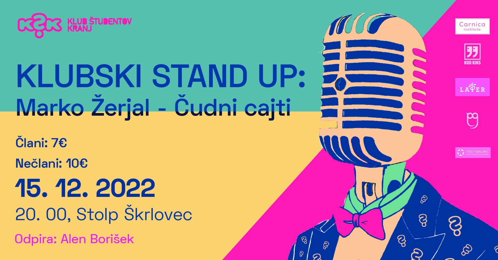 Klubski stand up: Marko Žerjal - Čudni cajti