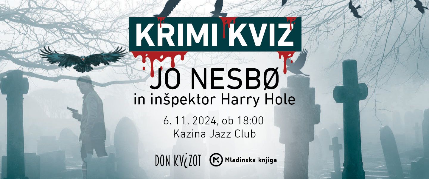 Krimi kviz – JO NESBØ in inšpektor Harry Hole