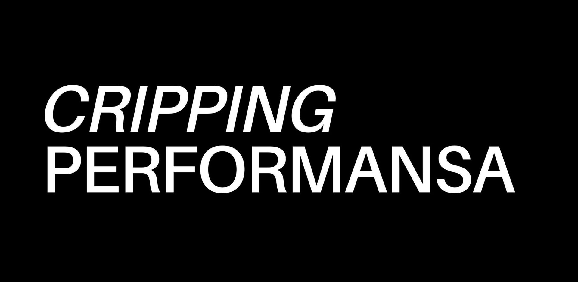 Panel Cripping Performansa