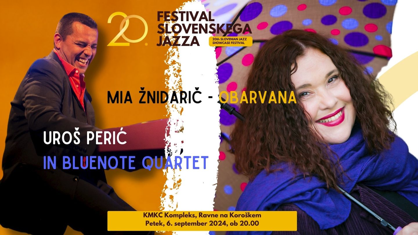 Dva v enem: Uroš Perić & Mia Žnidarič na 20. Festivalu slovenskega jazza
