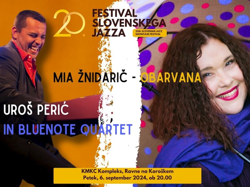 Dva v enem: Uroš Perić & Mia Žnidarič na 20. Festivalu slovenskega jazza