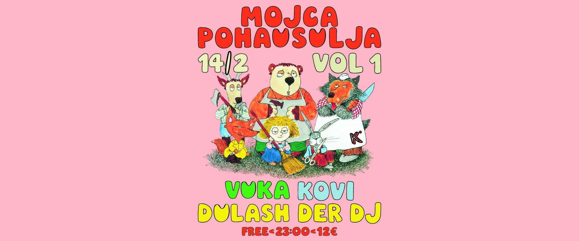MOJCA POHAUSULJA w DULASH DER DJ, VUKA & KOVI @ KADER