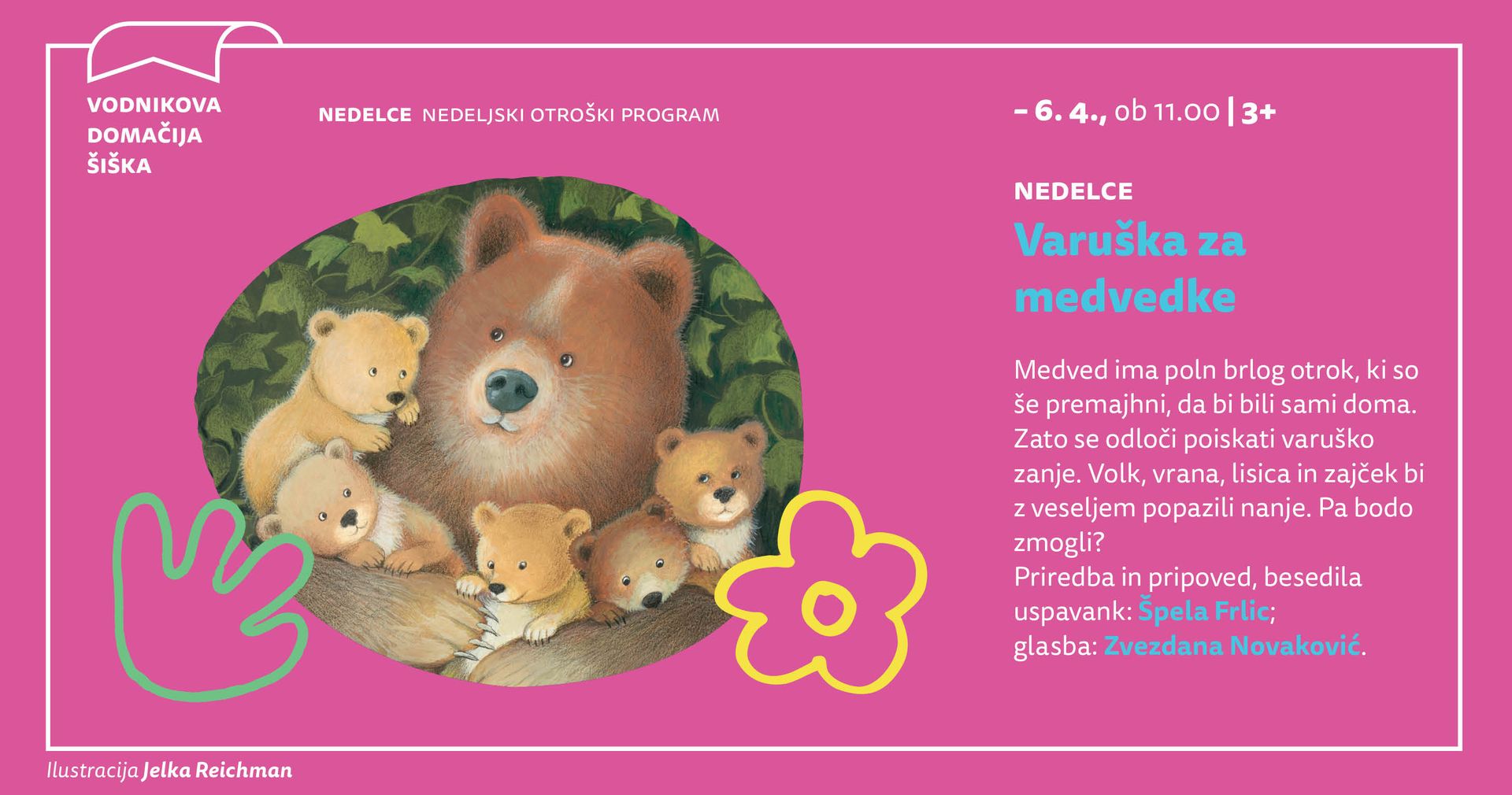 Nedelce: Varuška za medvedke