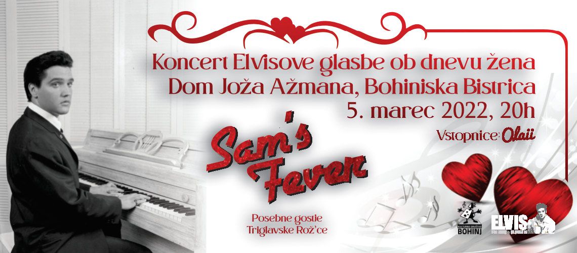 Koncert Elvisovih uspešnic ob Dnevu žena